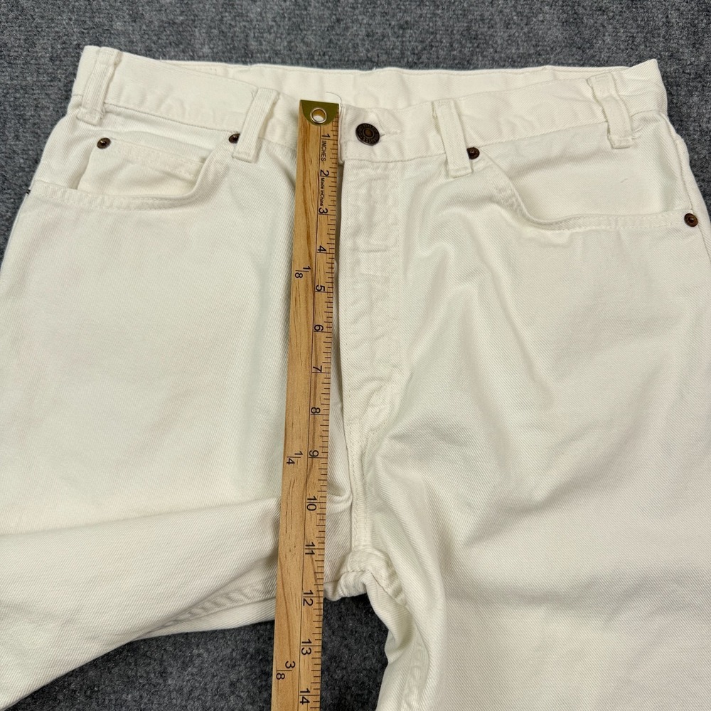 Vintage Levi's 550 Relaxed Fit Jeans 40550-8651 Men's W34 L30 White USA 1987 - Picture 14 of 16